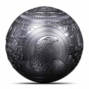 2026 1 Kilo Barbados 40th Anniversary American Eagle Spherical Silver Coin (Box + CoA)