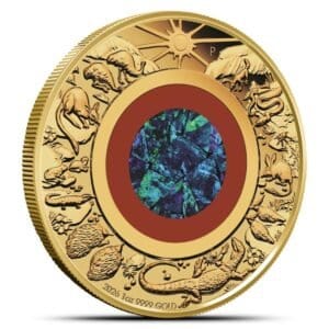 2026 1 oz Australian Gold Wonders of Australia The Outback Coin (BU)