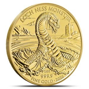 2026 1 oz British Gold Loch Ness Monster Coin (BU)