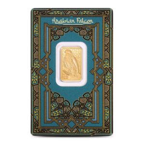 5 Gram PAMP Suisse Arabian Falcon Gold Bar (New w/ Assay)